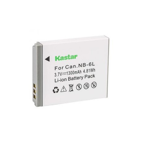 Batería Kastar NB-6L Canon PowerShot D10, D20