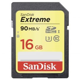 Tarjeta de Memoria SD 16GB SanDisk Extreme 90 MB/s Clase 10