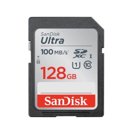 Tarjeta de memoria Sandisk SD 128GB Ultra 80 MB/s