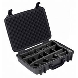 Estuche Maleta Seahorse Con Divisiones SE720 Negro
