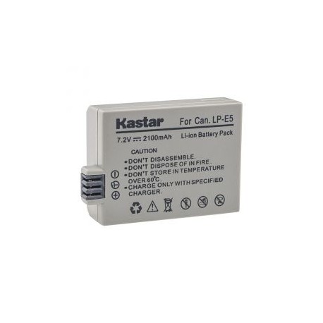 Batería Kastar LP-E5 Canon EOS 450D, EOS 500D