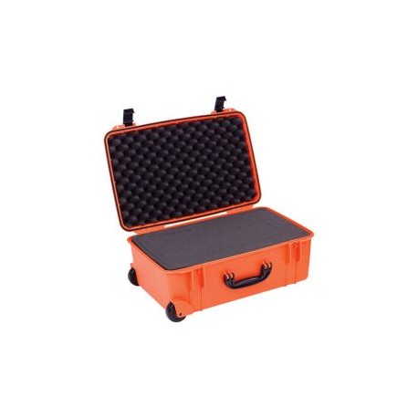 Estuche Maleta Seahorse SE920 con llantas color naranja