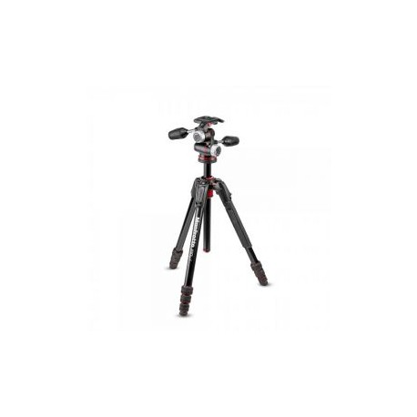 Tripie Manfrotto con Cabezal 3 Ejes MK190GOA4-3WX