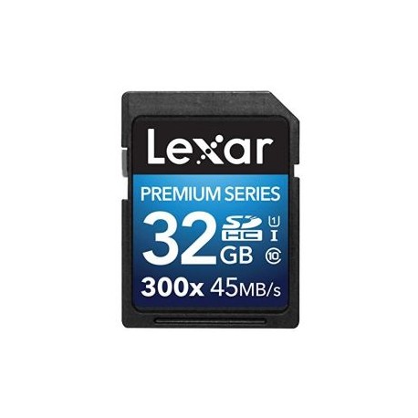 Tarjeta de memoria Lexar 32gb SDHC 300x  UHS-1 clase 10 platinum