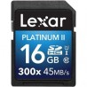 Tarjeta de memoria Lexar 16gb SDHC clase 10 UHS-1 300x platinum