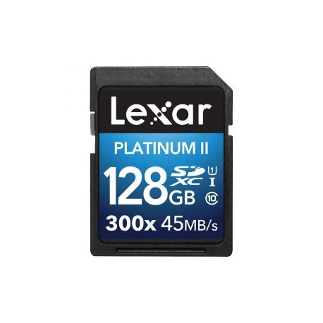 Tarjeta de memoria Lexar 128gb SDXC 300x Clase 10 platinum