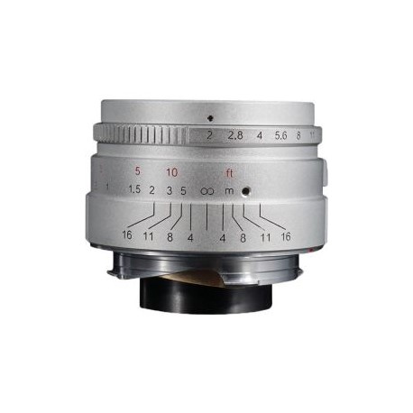 Lente 35mm F/2.0 Leica M Mount Plata 7Artisans