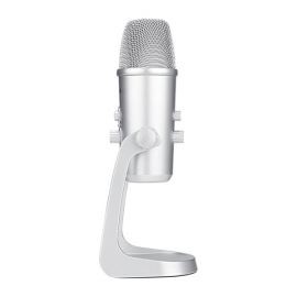 Micrófono USB Podcast Estudio PM700SP Plata Boya