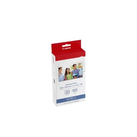 Set Papel y Tinta de Color KP-36IPN para SELPHY 4 x 6 in