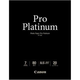 Papel Fotográfico Canon Pro Platinum PT-101 8.5x11" 20 hojas