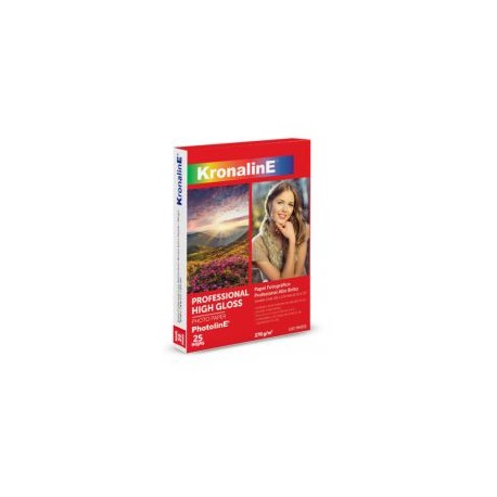 Papel alto brillo tamaño carta PH370 25 hojas Kronaline