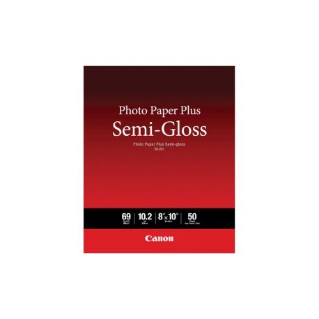 Papel Fotográfico Canon Plus Semi-Gloss SG-201 8x10" 50 hojas