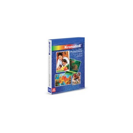 Papel Photo Glossy tamaño carta PH347 20 hojas Kronaline