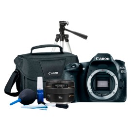 Kit Cámara Canon 80D con lente EF 50mm F/1.4 y Maleta 200ES