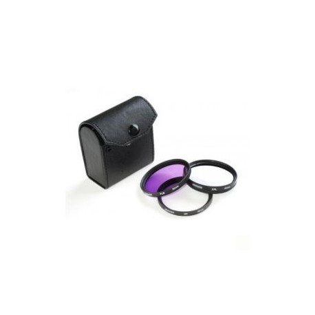 Kit Starter de filtros para lente 49mm CPL UV y FLD