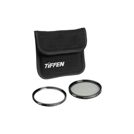 Kit 2 Filtros UV y Polarizado 77mm Tiffen