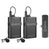 Sistema de micrófonos lavalier inalámbrico para iOS WM4PRO-K4 Boya