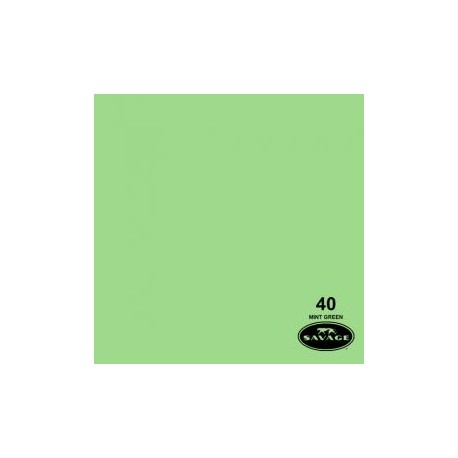 Ciclorama de Papel Mint Green 40 Savage