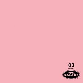 Ciclorama de Papel Coral 03  Savage