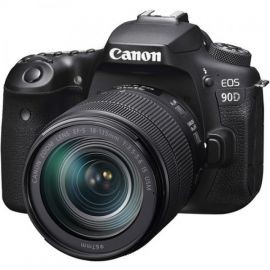 Cámara Canon EOS 90D con lente EF-S 18-135mm f/3.5-5.6