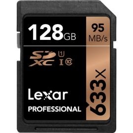 Tarjeta de memoria Lexar 128gb SDXC 633x clase 10 UHS-II