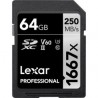 Tarjeta de memoria Lexar 64gb SDXC 1667x UHS-II V60 U3