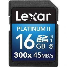 Tarjeta de memoria Lexar 16gb SDHC clase 10 UHS-1 300x platinum
