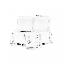 Cubo de hielo 2cm para fotografía