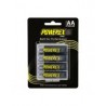 Set de 4 pilas recargables AA 2700mAh MHRAA4PRO Powerex